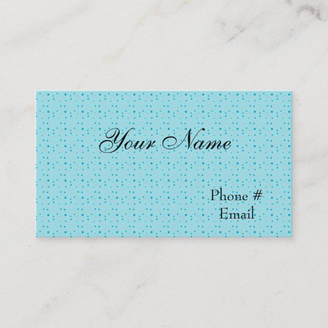 Visita Plantilla de tarjeta de perfil azul de diseñador (Anverso)