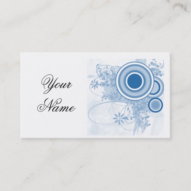 Visita Plantilla de tarjeta de perfil de diseñador (Anverso)