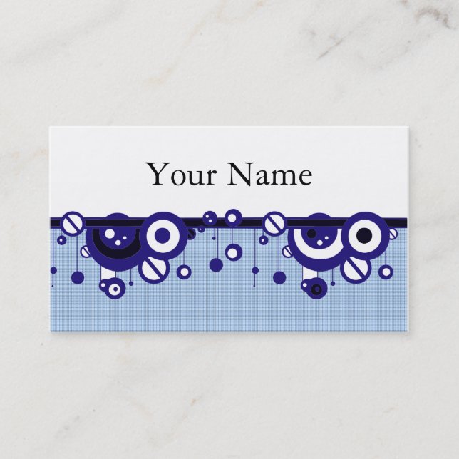 VISITA PLANTILLA DE TARJETA DE PERFIL O NEGOCIO DE DISEÑA (Anverso)