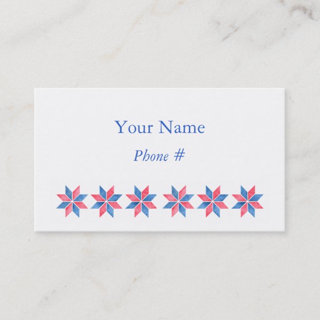 Visita Plantilla de tarjeta de perfil personal del diseña (Anverso)