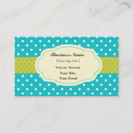 Visita Plantilla de tarjeta de presentación de puntos de 