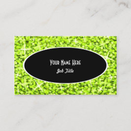 Visita Plantilla de tarjeta de presentación Glitz Lime Bl