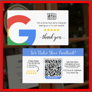 Visita Plantilla de tarjeta de revisión de Google con enl