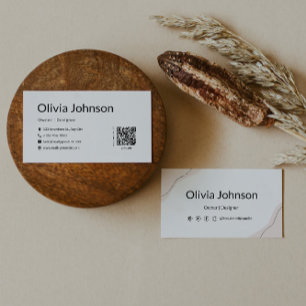 Visita Plantilla de tarjeta de trabajo impresa