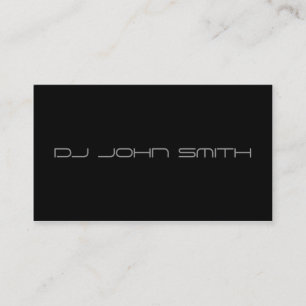 Visita plantilla de tarjeta profesional de DJ
