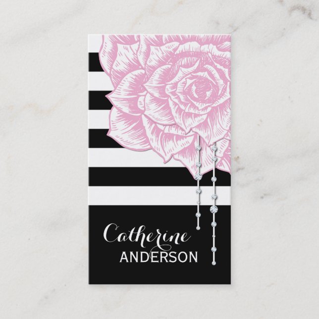 Visita Plantilla moderna y elegante de la tarjeta de (Anverso)