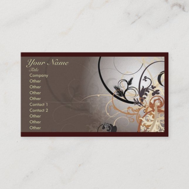 Visita Plantilla profesional abstracta de la tarjeta de (Anverso)