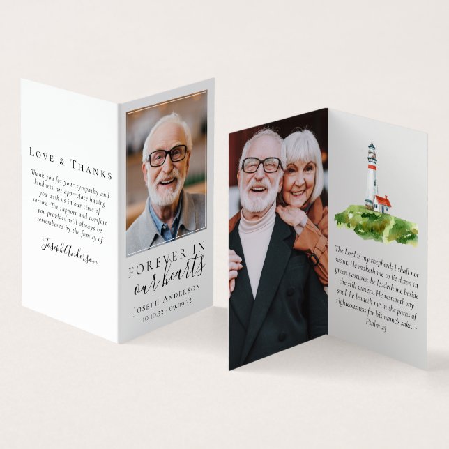 Visita Plegado para siempre en nuestra tarjeta de oración (Interior y exterior)