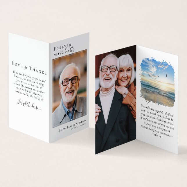 Visita Plegado para siempre en nuestra tarjeta de oración (Interior y exterior)