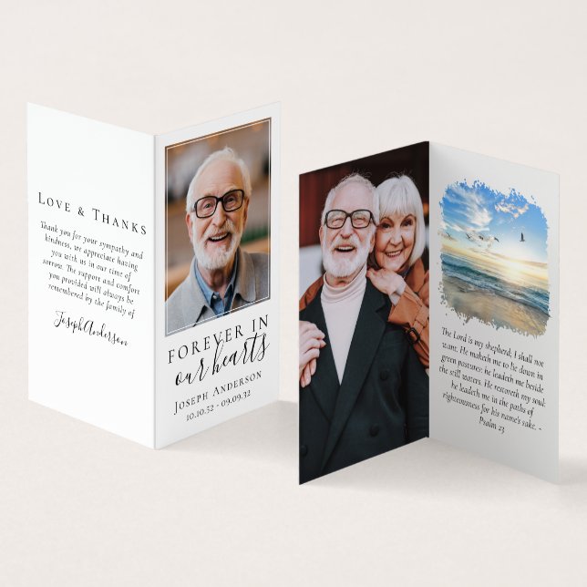 Visita Plegado para siempre en nuestra tarjeta de oración (Interior y exterior)