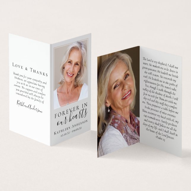 Visita Plegado para siempre en nuestra tarjeta de oración (Interior y exterior)