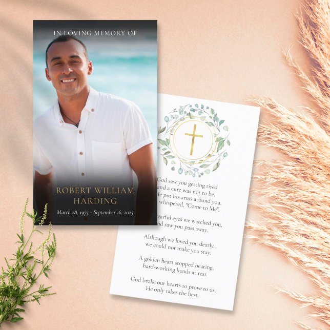 Visita Poema conmemorativo de la tarjeta de oración fotog (Subido por el creador)