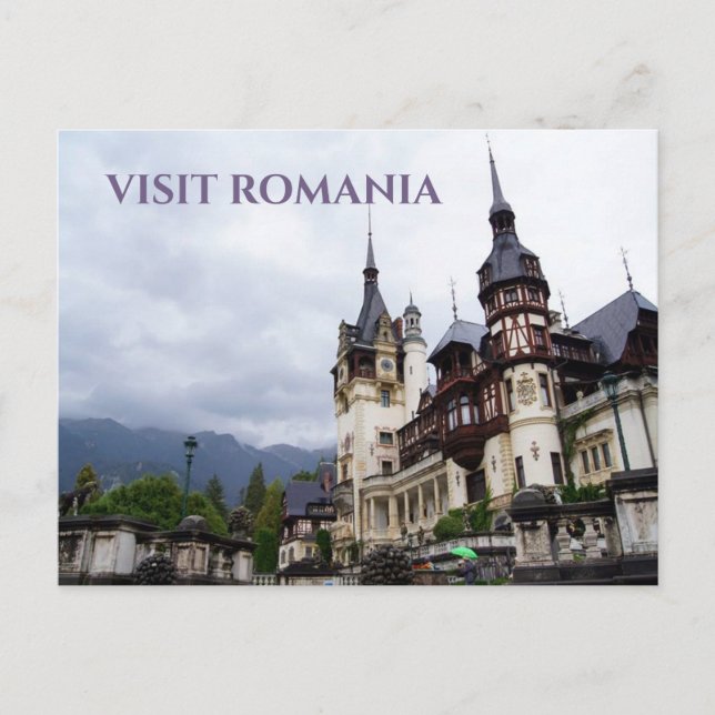 Visita postal a Rumania (Anverso)