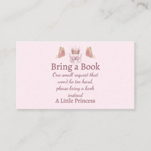 Visita Princesa Pink Gold Tarjeta de Solicitud de un Libr
