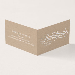 Visita Productos hechos a mano Kraft Tarjeta de presentac
