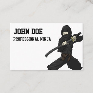 Visita Profesional Ninja tarjeta de presentación