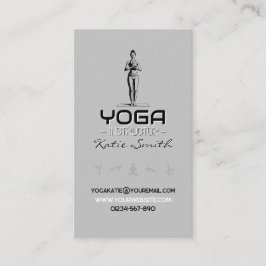 Visita Profesora de yoga / Tarjeta de presentación de ins