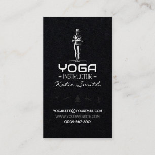 Visita Profesora de yoga / Tarjeta de presentación de ins