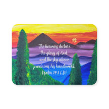 Psalm 19:1 Tarjeta de presentación de las Escritur