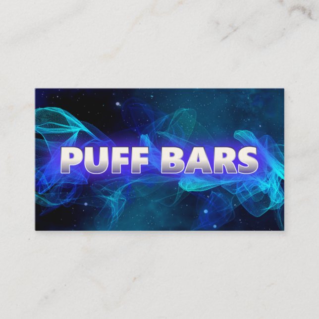 Visita Puff Bar Vape tarjeta de presentación (Anverso)