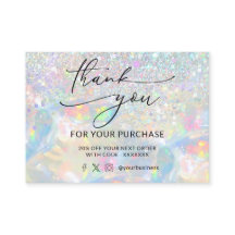 purpurina opal tarjeta de presentación