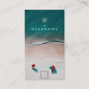Visita QRCODE Logotipo de tarjeta profesional Splash Beac