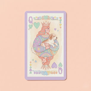 Visita Reina De Corazones Tarjeta De Negocio De Cuidadora