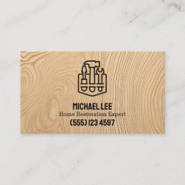 Visita Restauración de Hogar Tarjeta QR Vcard de Tarimas