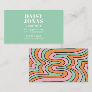 Visita Resumen de la tarjeta de presentación de Retro 70