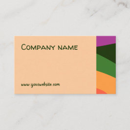 Visita Resumen Tarjeta de presentación QR rosa verde amar