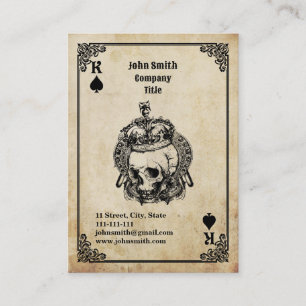 Visita Rey de Espadas - Tarjeta de Presentación