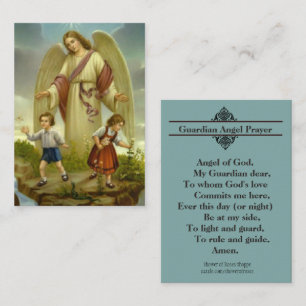 Visita Rezo a mi tarjeta santa del ángel de guarda