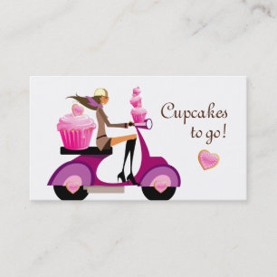 Visita Rosa 2 del chica de la vespa de la tarjeta de