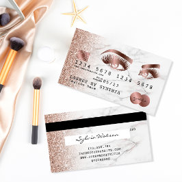 Visita Rosa de tarjeta de crédito con forma de barra larg