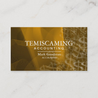 Visita Rótulos de dólar blancos del oro de la tarjeta de
