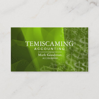 Visita Rótulos de dólar blancos del verde de la tarjeta