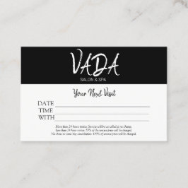 Visita Salón con tarjeta de cita y Spa