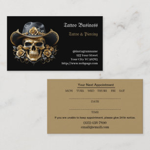 Visita Salón de artistas del tatuaje - Tarjeta de present