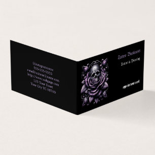 Visita Salón de artistas del tatuaje Tarjeta de presentac
