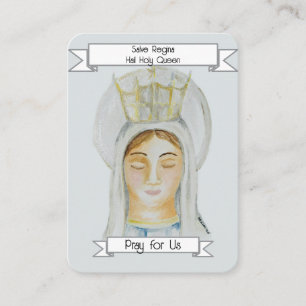Visita Salve Regina, tarjeta de oración de la Reina Santa