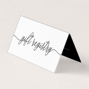 Visita Script simple con tarjeta de registro de regalo de