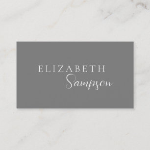 Visita Script simple Nombre personalizado Tarjeta de pres