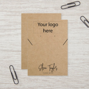 Visita Sencilla tarjeta de visualización del collar de tu