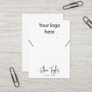 Visita Sencilla tarjeta de visualización del collar de tu