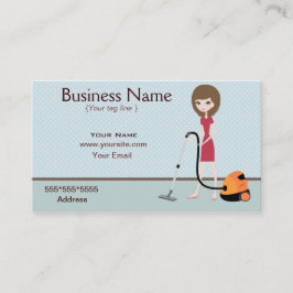 Visita Servicio de limpieza Tarjeta de presentación