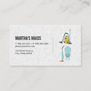 Visita Servicio Maid   Tarjeta de presentación de equipos