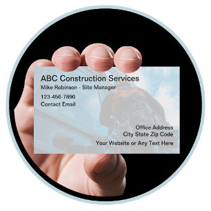 Visita Servicios de construcción de edificios Tarjeta de 