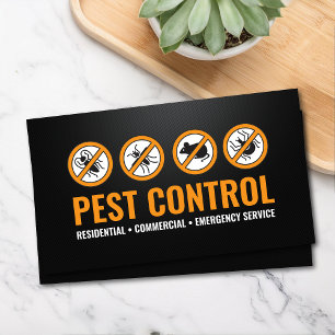 Visita Servicios de Control de Plagas - Tarjeta de Presen