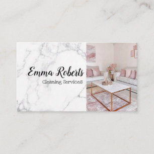 Visita Servicios de limpieza   Tarjeta de presentación de