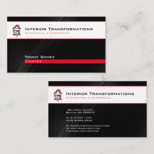 Visita Servicios de pintura   Pintor en la tarjeta de pre